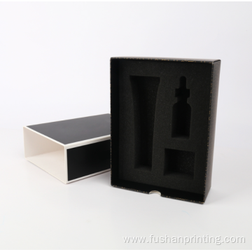 Custom Design coated Paper Drawer Cosmetic Box